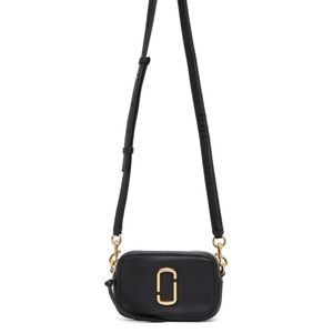 Brand New IN SEASON Marc Jacobs “The Softshot” 17 Crossbody Bag in Black